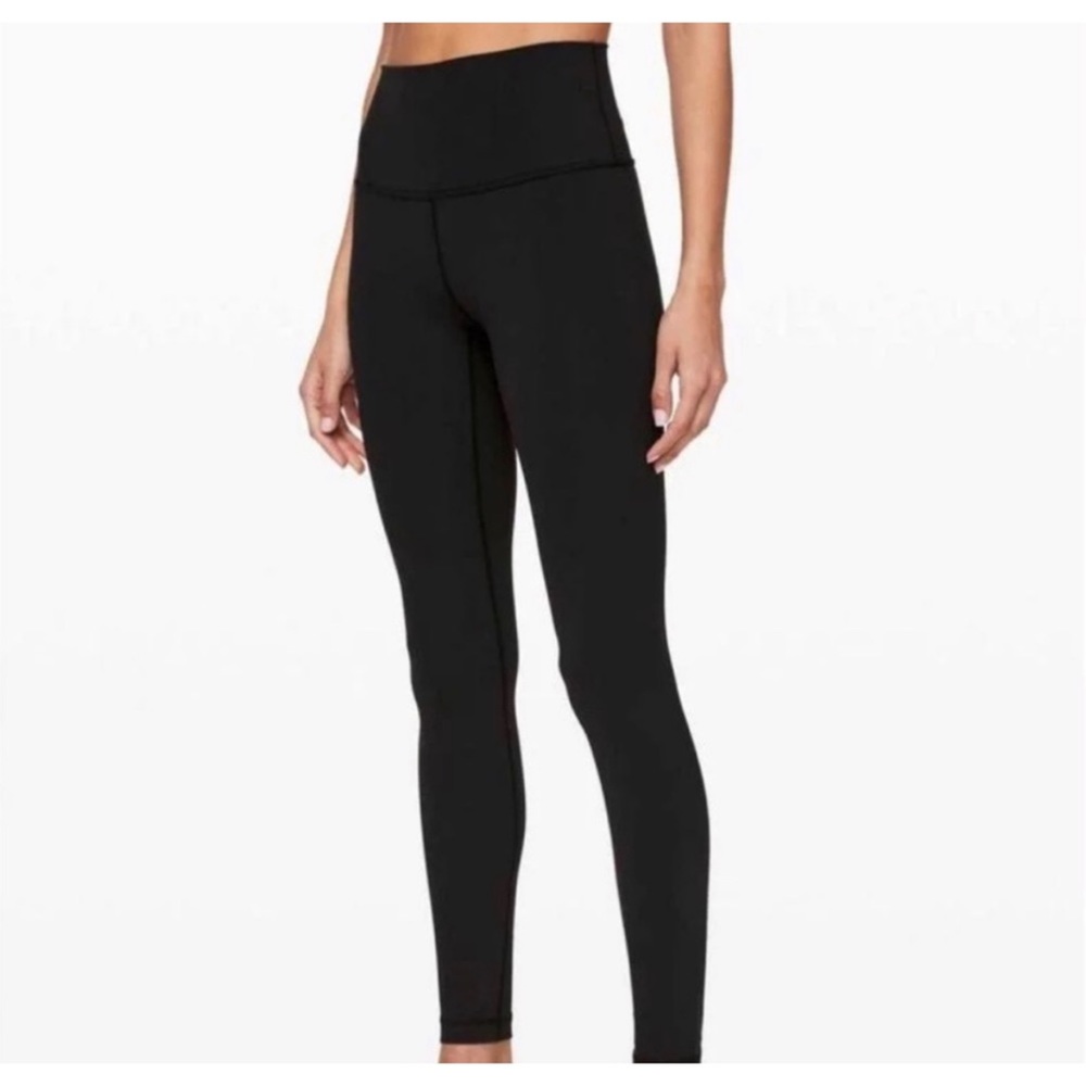 Lululemon Wunder Under 28” High Rise Leggings Black Size 6